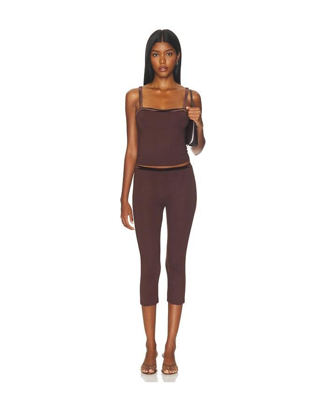 Only Hearts Brown Right Bank Coline Cami Top