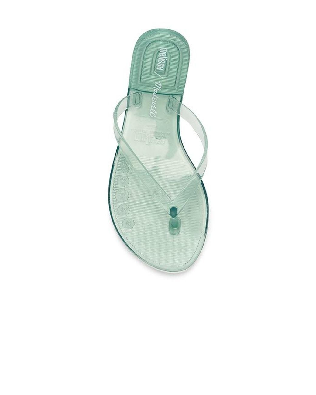 Madewell Green X Melissa Jelly Thong Flip Flop