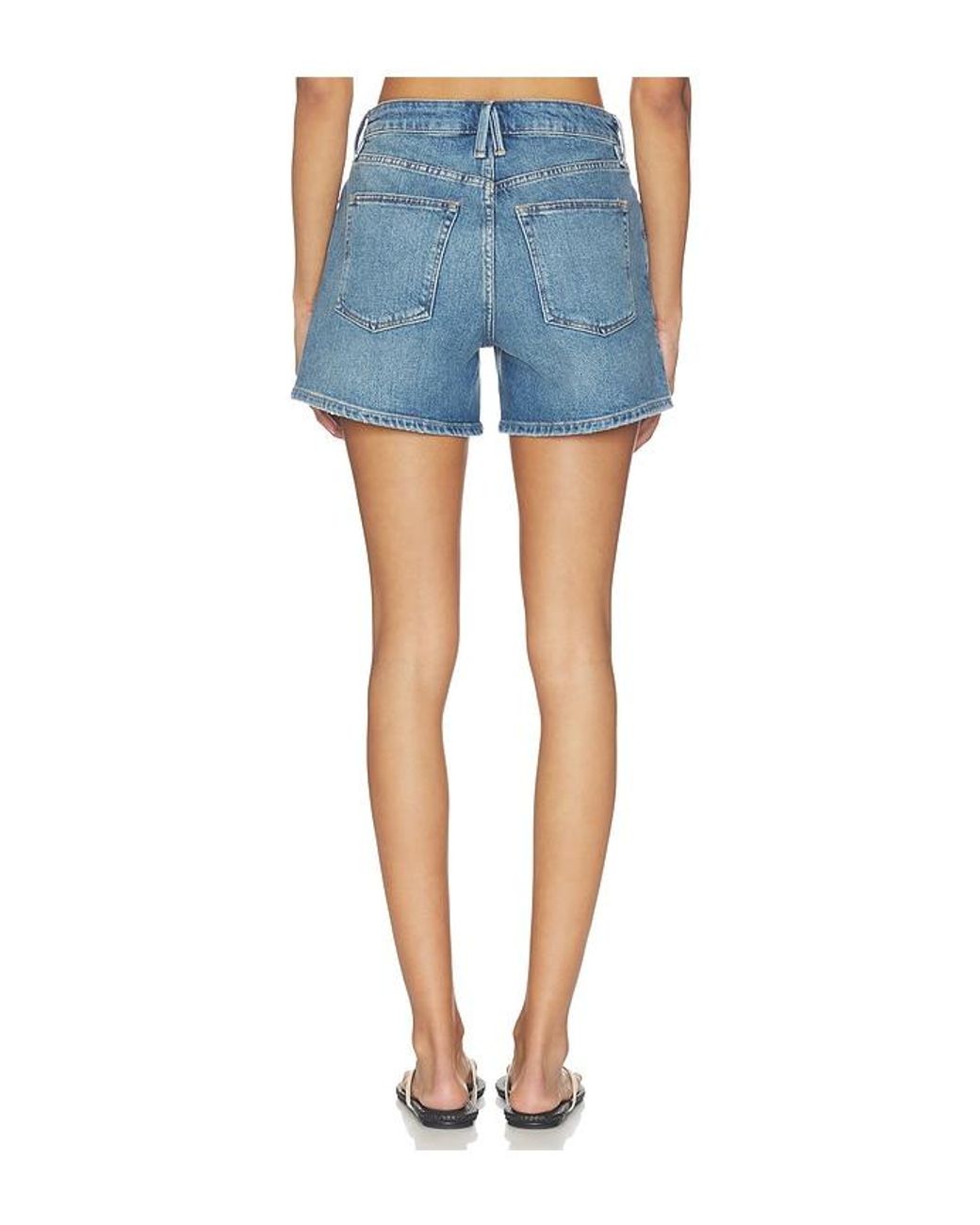 GOOD AMERICAN Blue Good Everyday Shorts