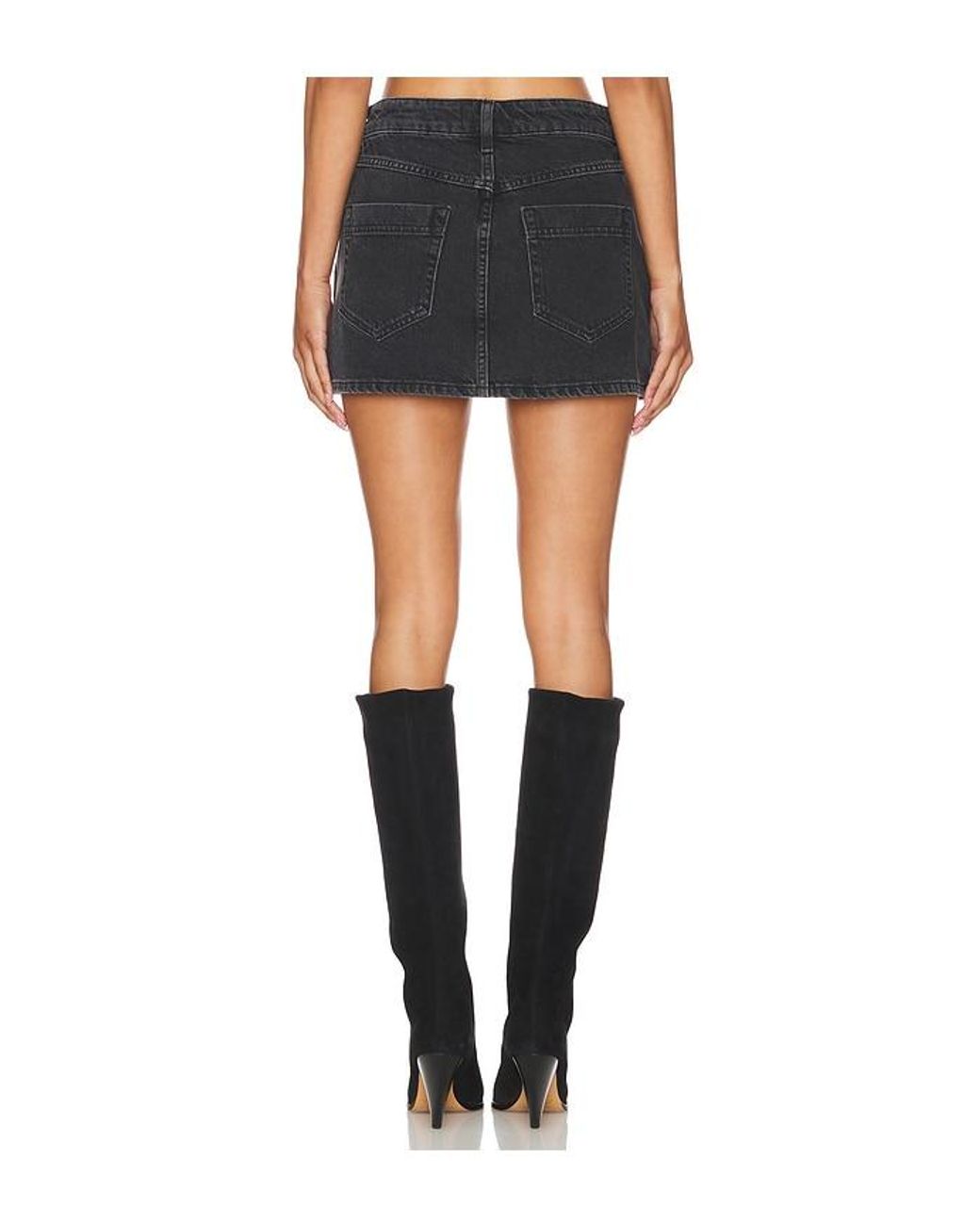 Free People Blue X We The Free Wynne Denim Skirt