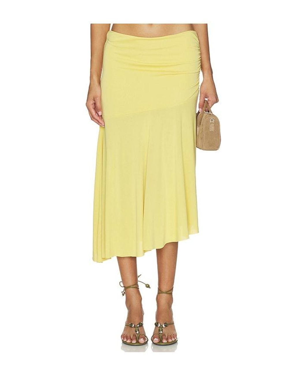 Nia Yellow Gioele Skirt