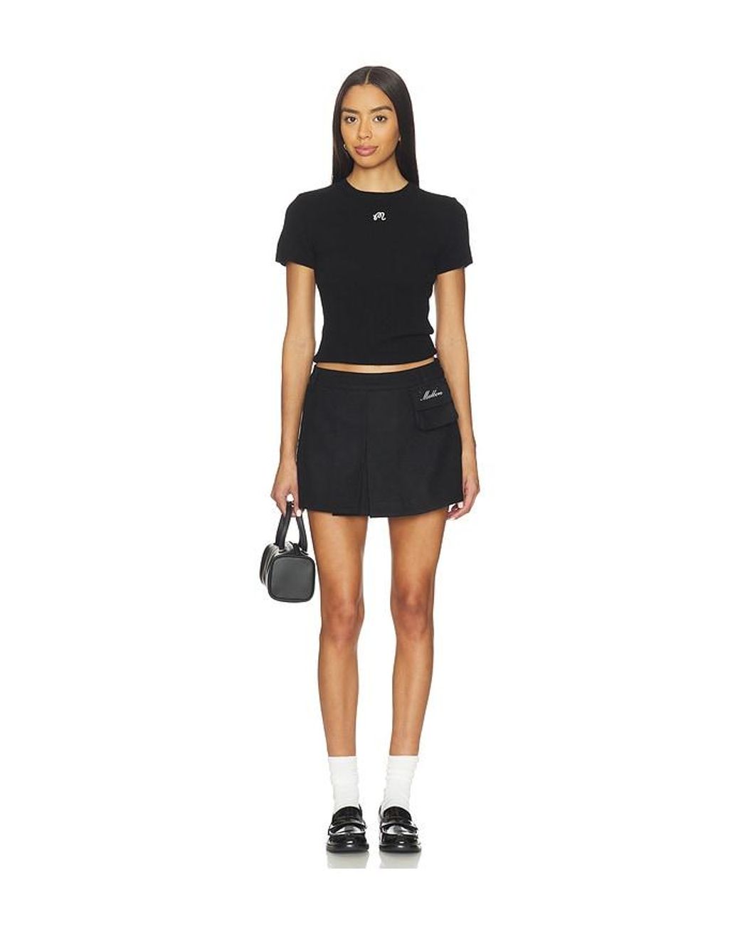 Malbon Black Rosie Skirt