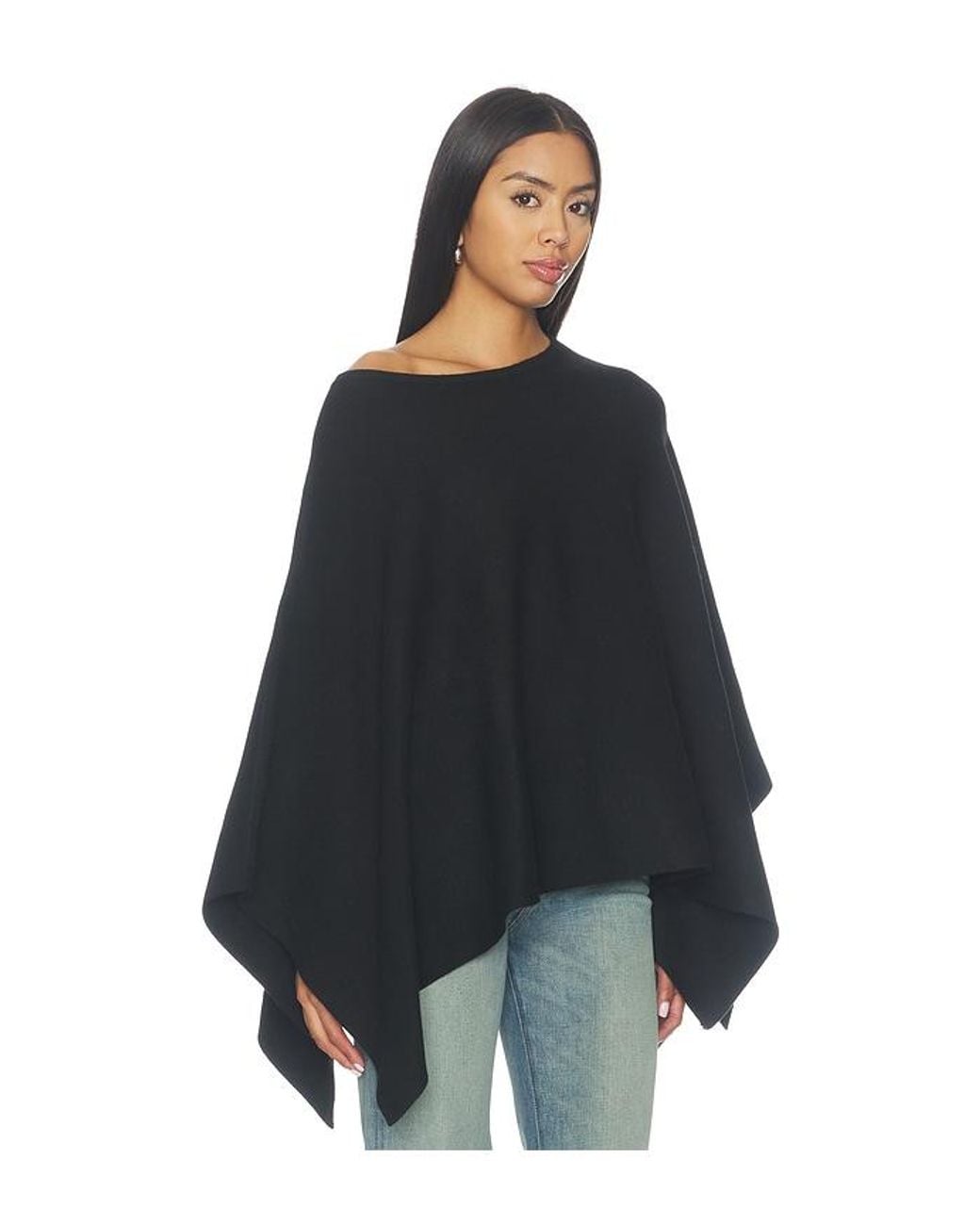 Nia Black Heathcliff Sweater Cape
