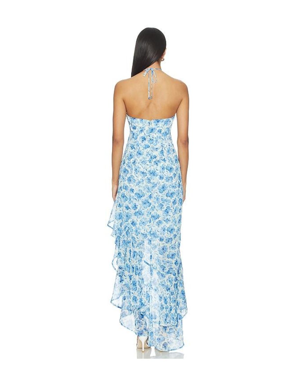 Amanda Uprichard Blue X Revolve Carlina Dress