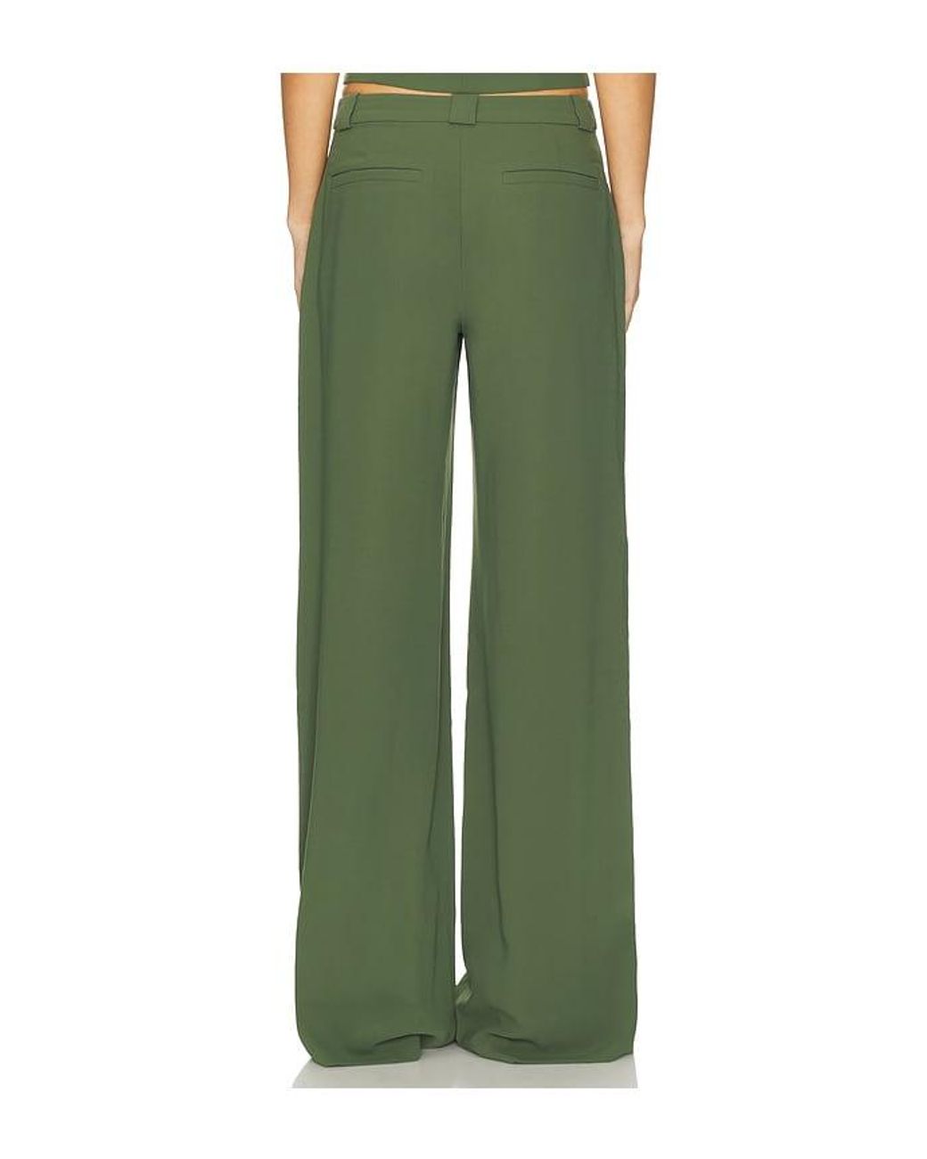 Amanda Uprichard Green X Revolve Saddler Pants