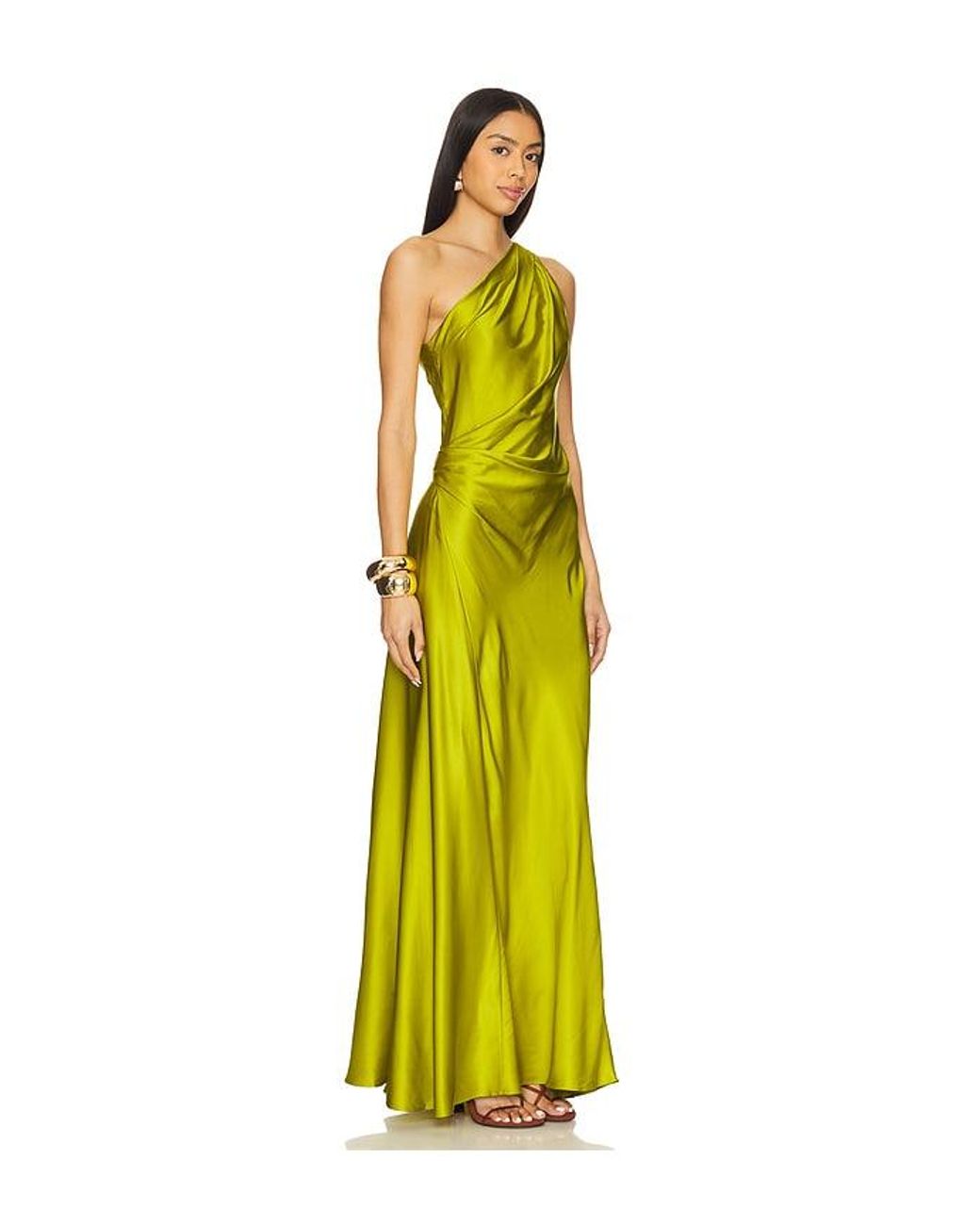 A.L.C. Yellow Abendkleid Aster