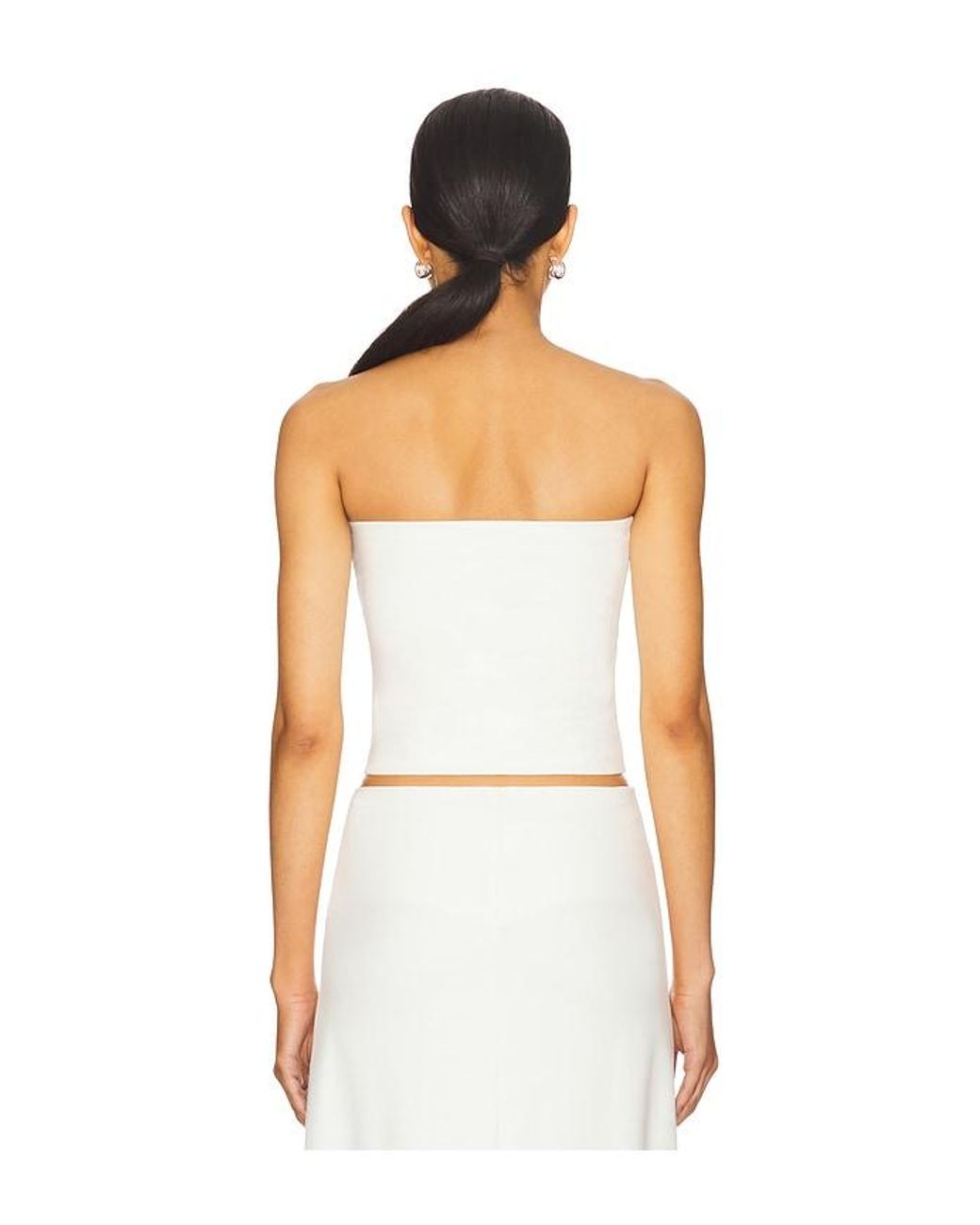 Leset White Rio Bandeau Top