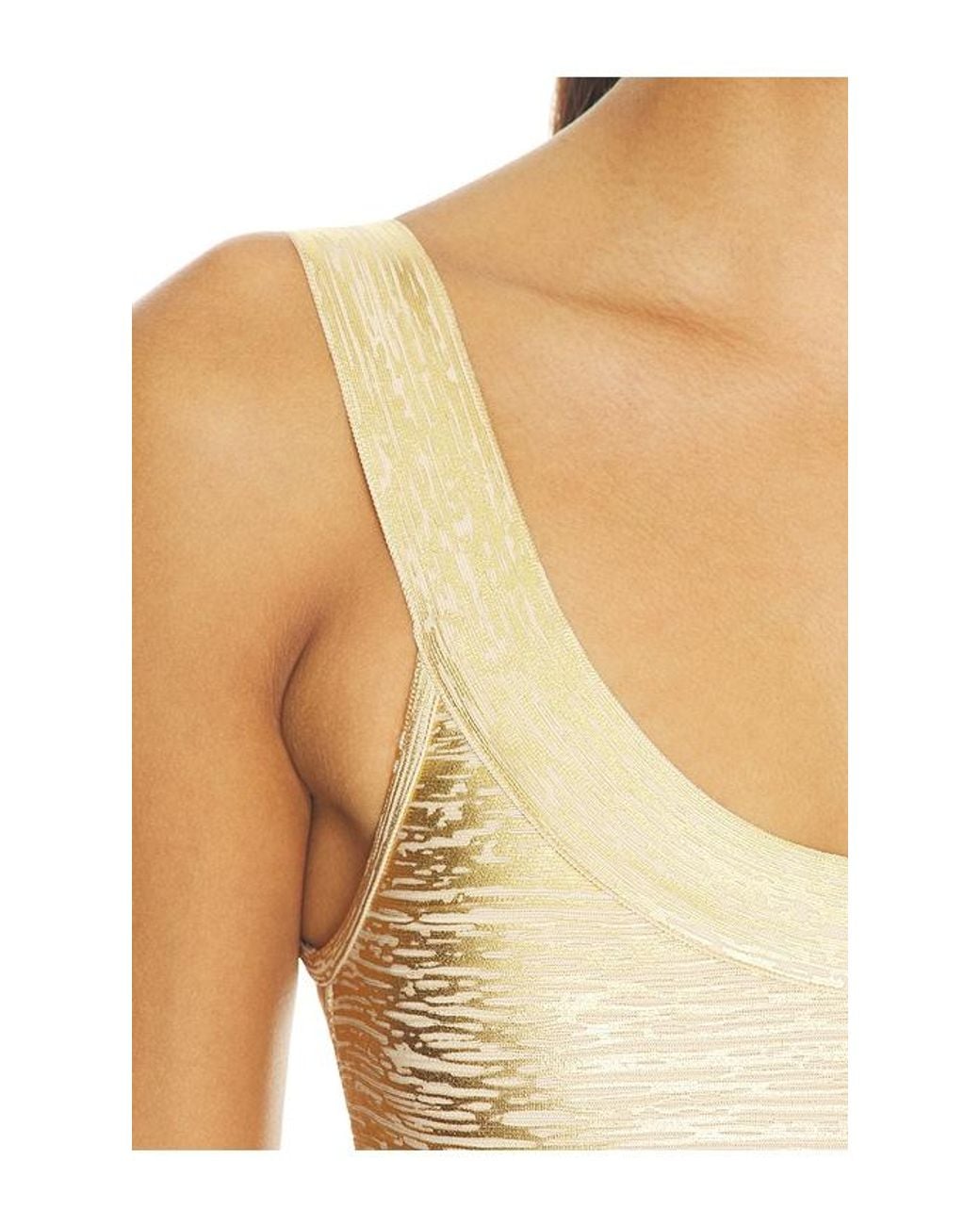 superdown White Perry Bandage Maxi Dress