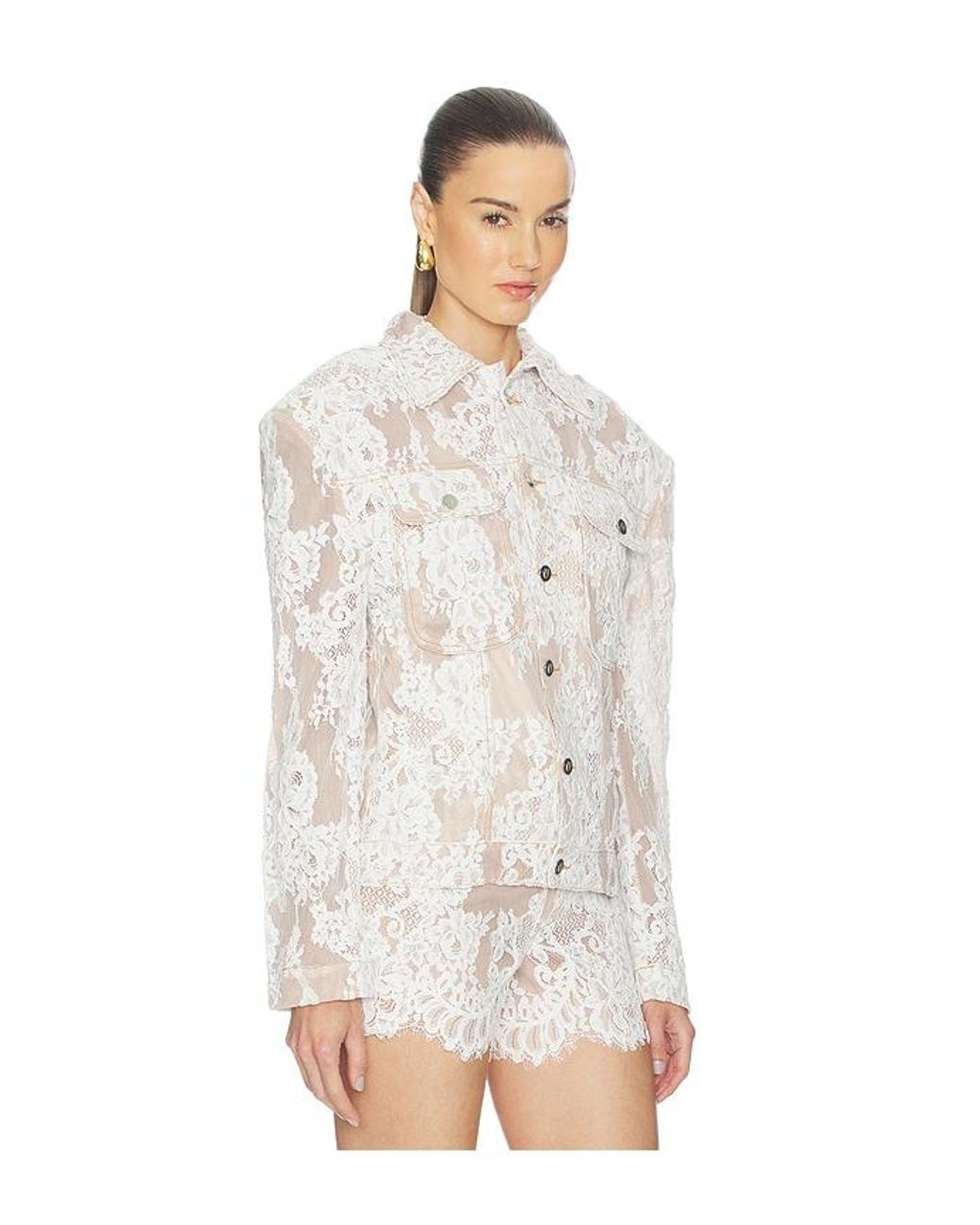 The Dolls House White Chantilly Lace Jacket