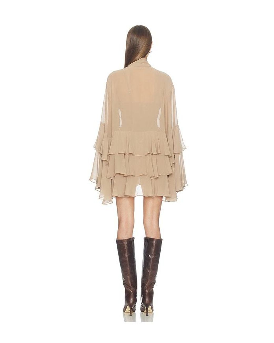 Camila Coelho Natural Taja Mini Dress