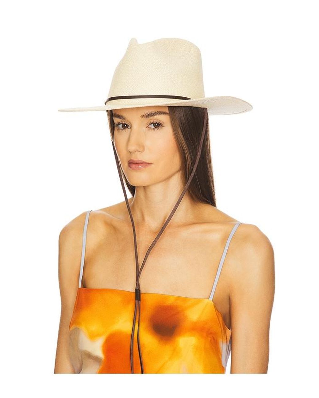 LSPACE Orange Yara Hat