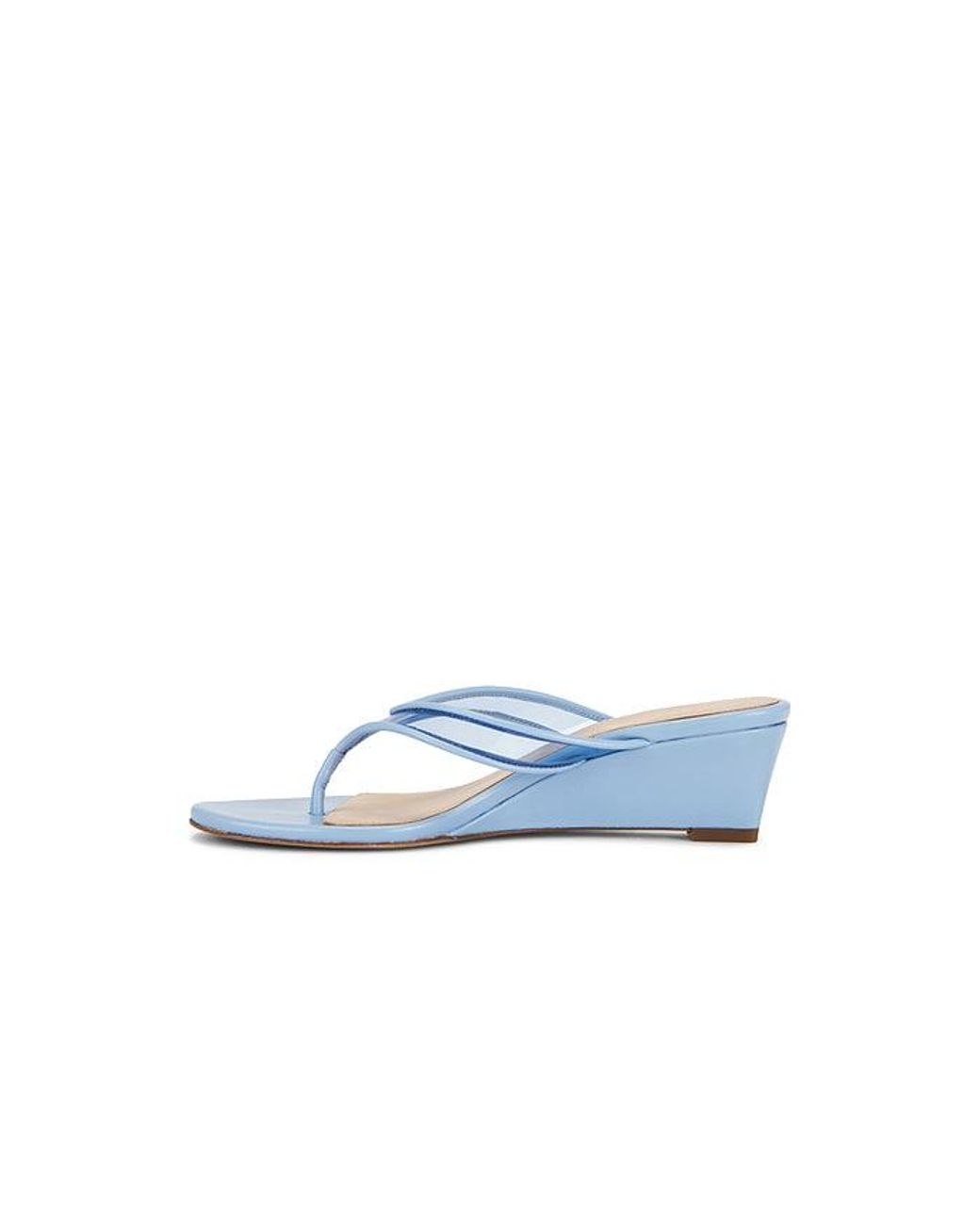Veronica Beard Blue Clea Wedge Sandal