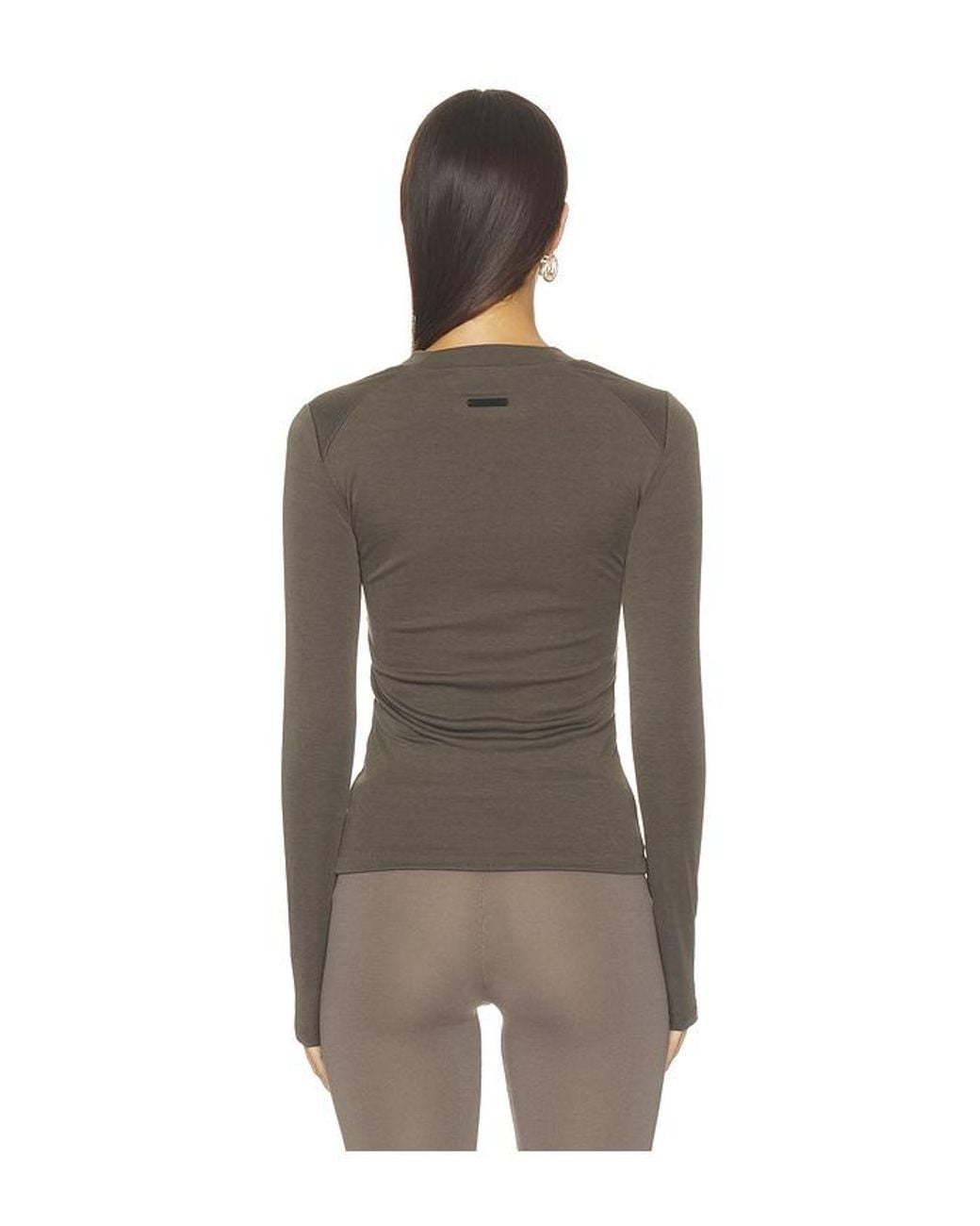 Fear Of God Brown Fitted Longsleeve Tee