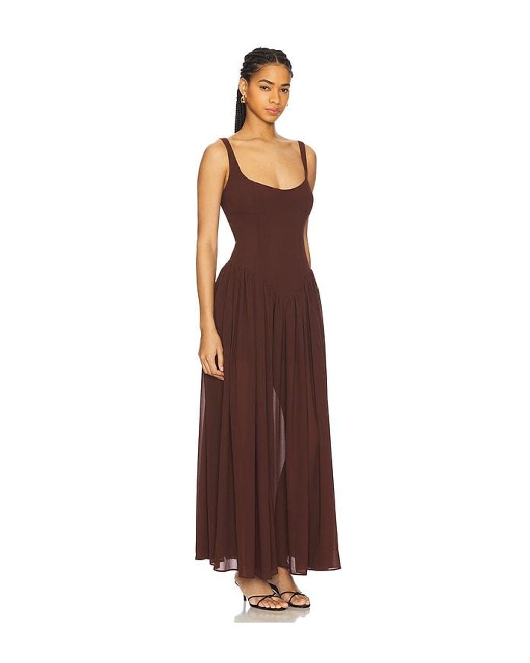 Bardot Brown Briann Maxi Dress
