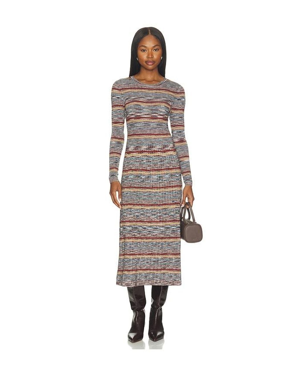 Veronica Beard Multicolor Nami Knit Dress