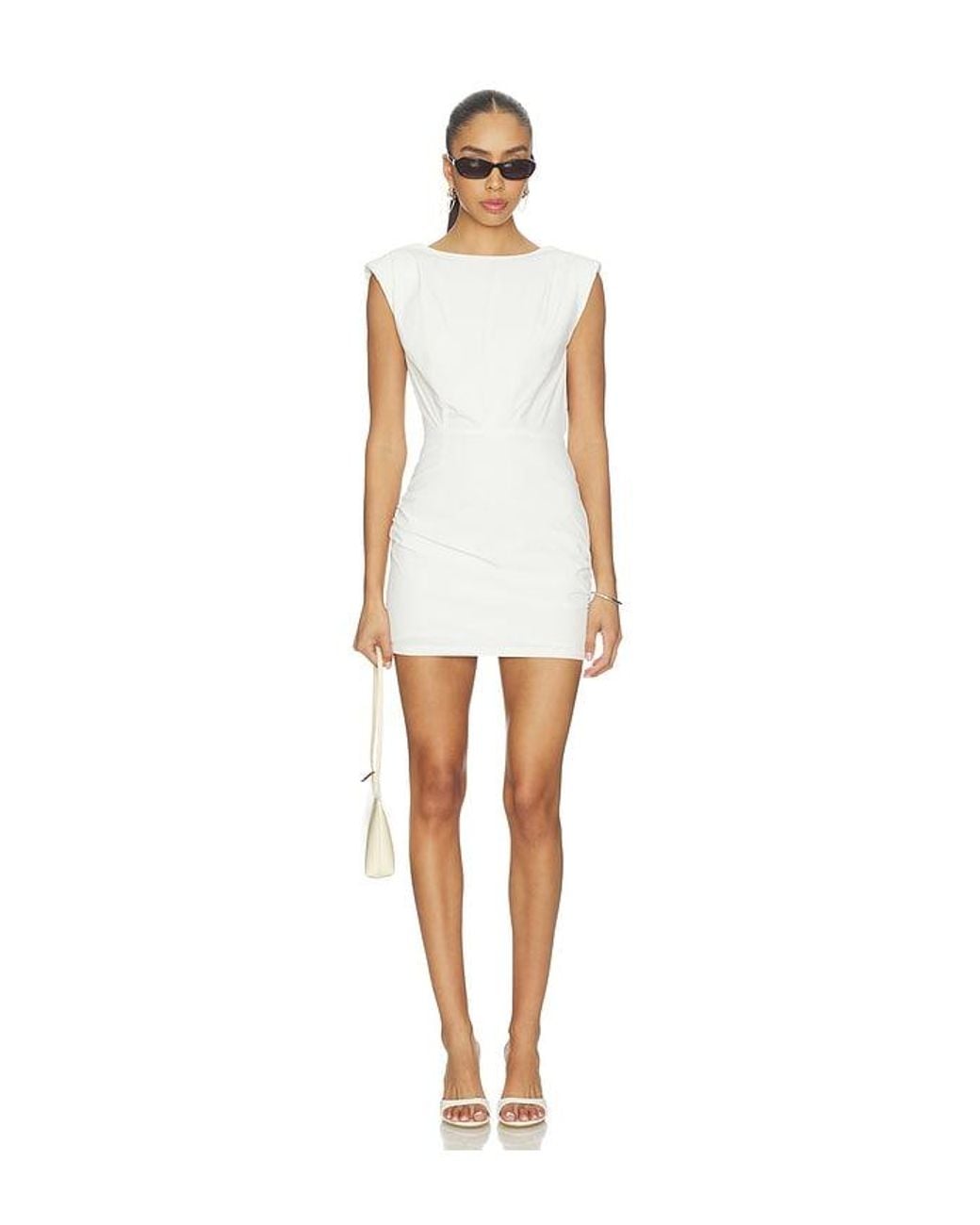 ALL THE WAYS White Delilah Mini Dress