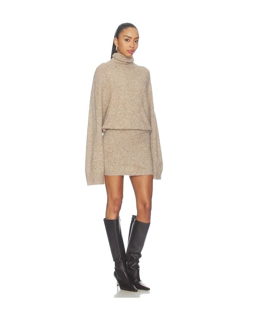 SNDY'S Natural Marlowe Mini Dress