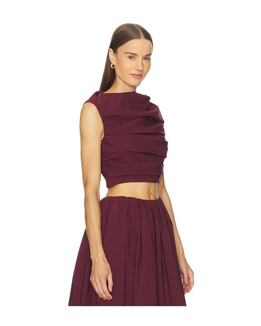 Camila Coelho Red Carina Top
