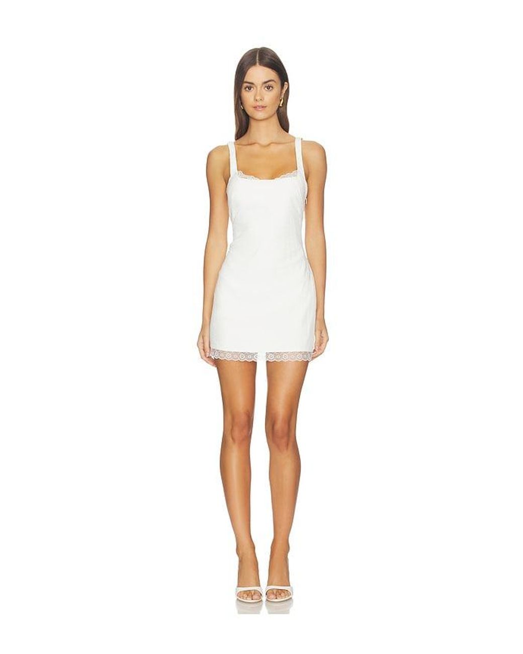 Tularosa White Madeyln Mini Dress