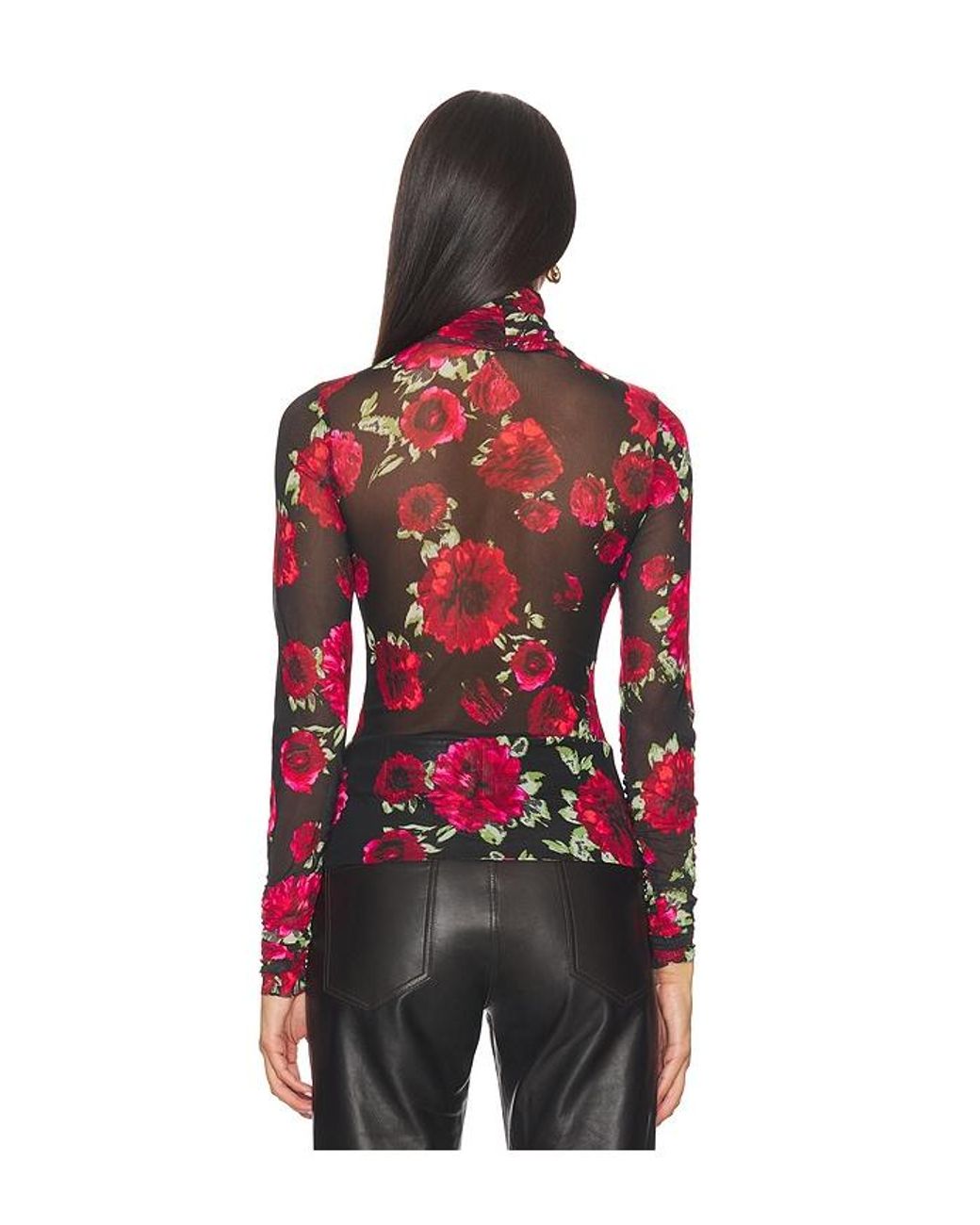 AFRM Red Julien Blouse