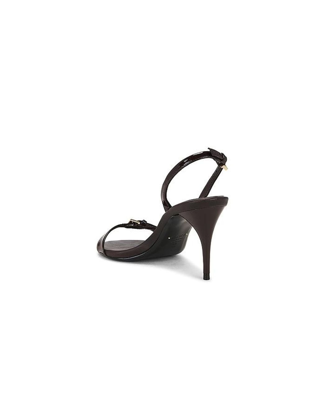 SCHUTZ SHOES Black Aurora Sling Mid Sandal