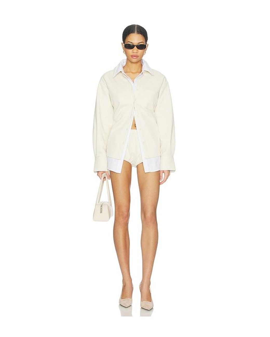 Lamarque White Cleo Short