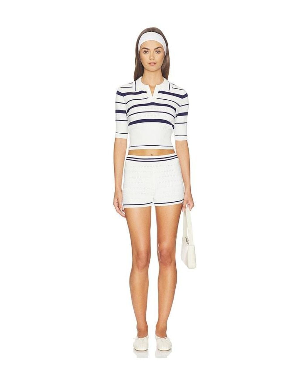 ALL THE WAYS White Jillian Short Set