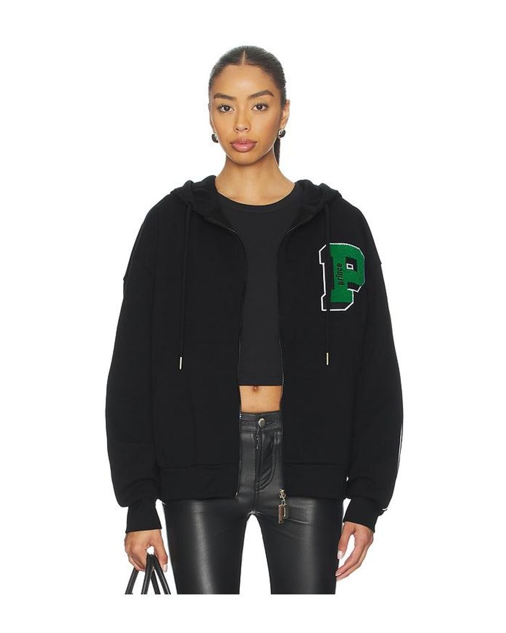 Prince Tennis Black Sports Full Zip Hoodie