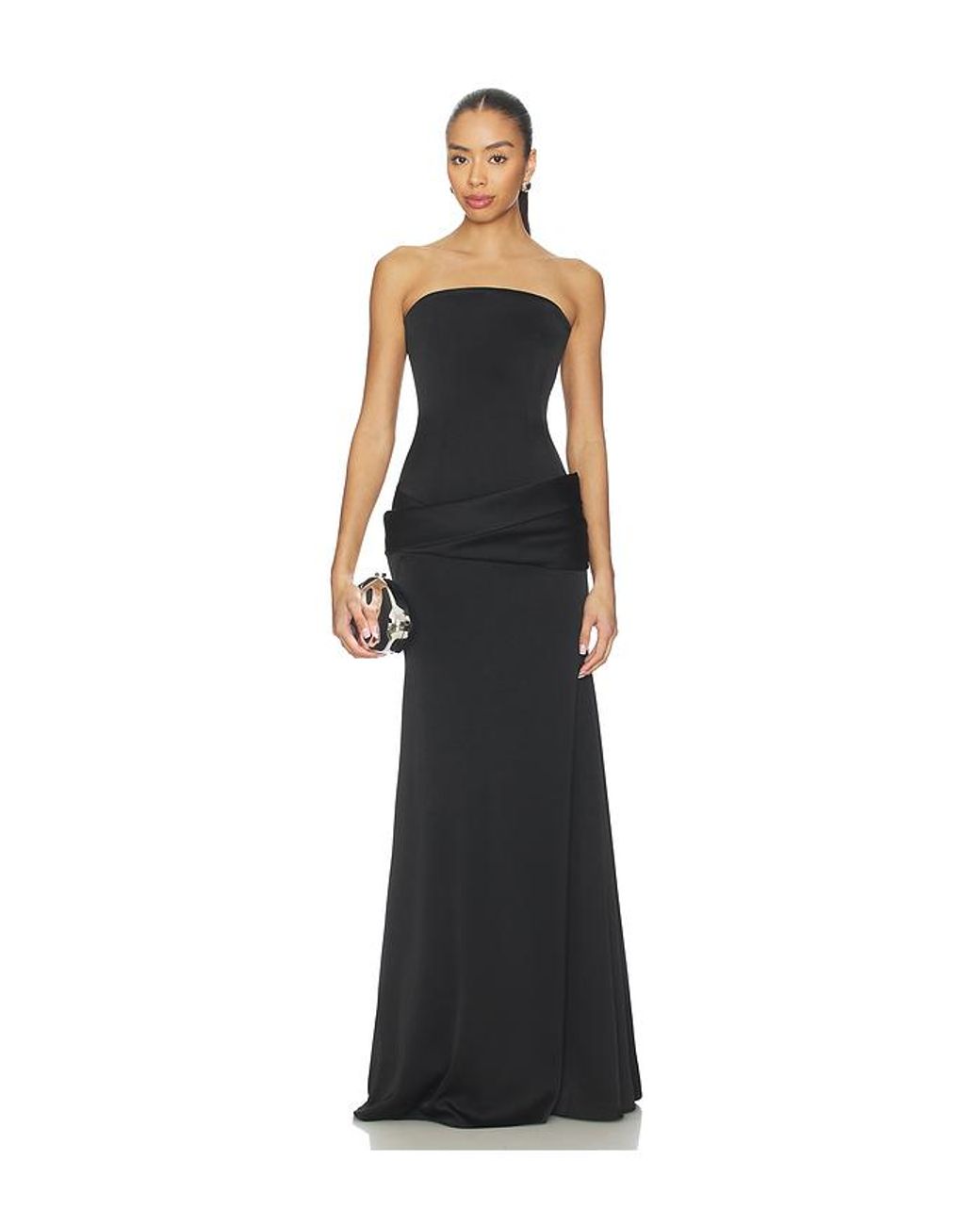 oversized dress with embroidered Anchor Color:White/Natural Walnut Sexy long bridesmaid dresses Capsule: New Arrivals