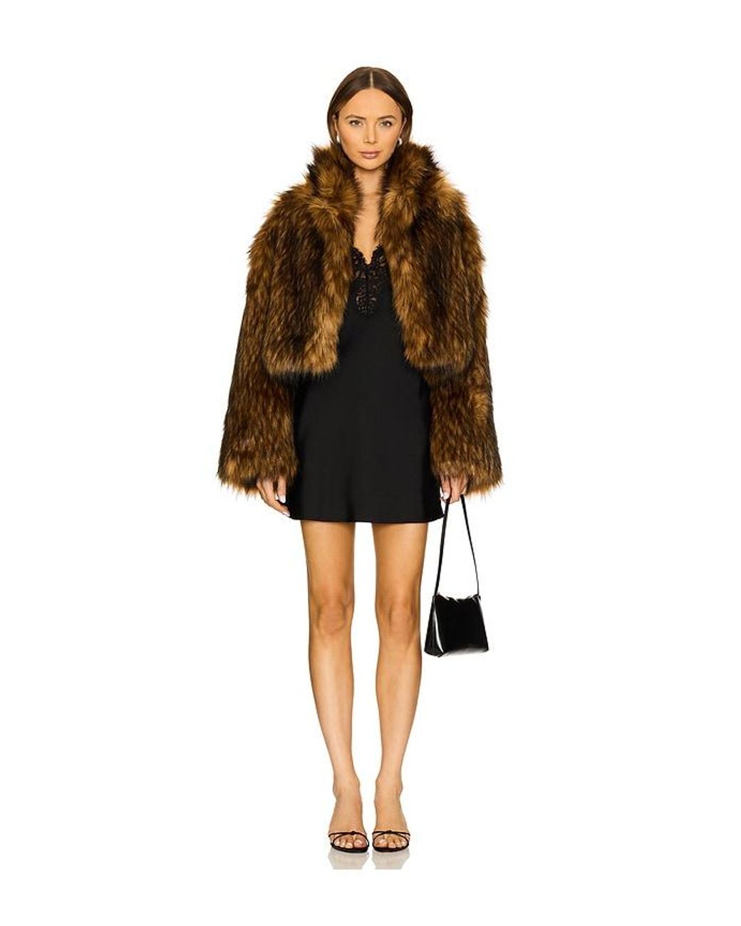 Adrienne Landau Black Teddy Bomber Jacket
