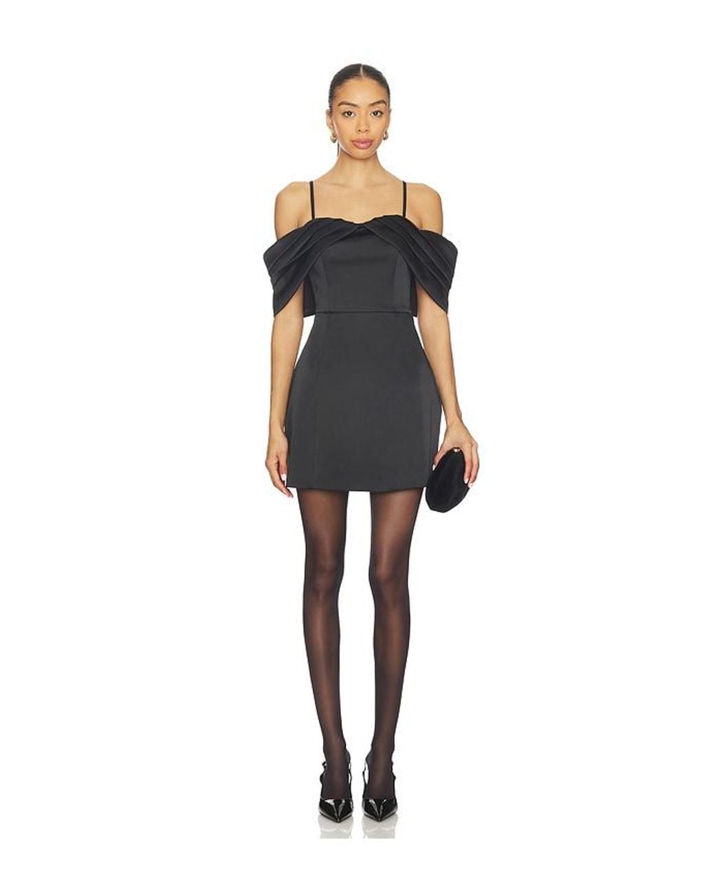Elliatt Black Hope Tulip Mini Dress