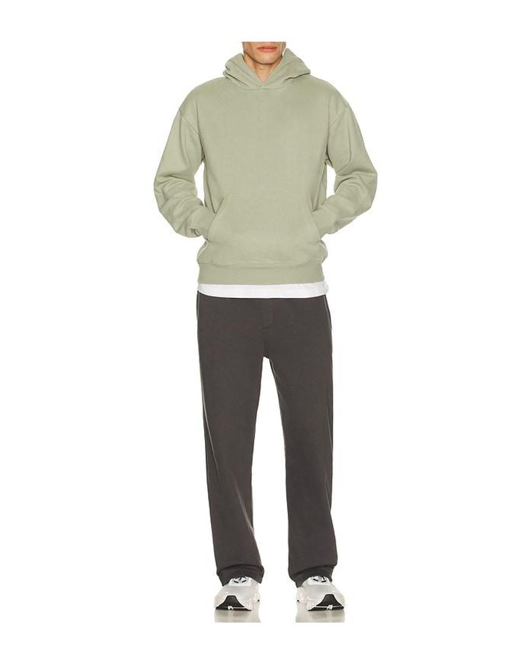 Beyond Yoga Green Classic Fleece Hoodie for men