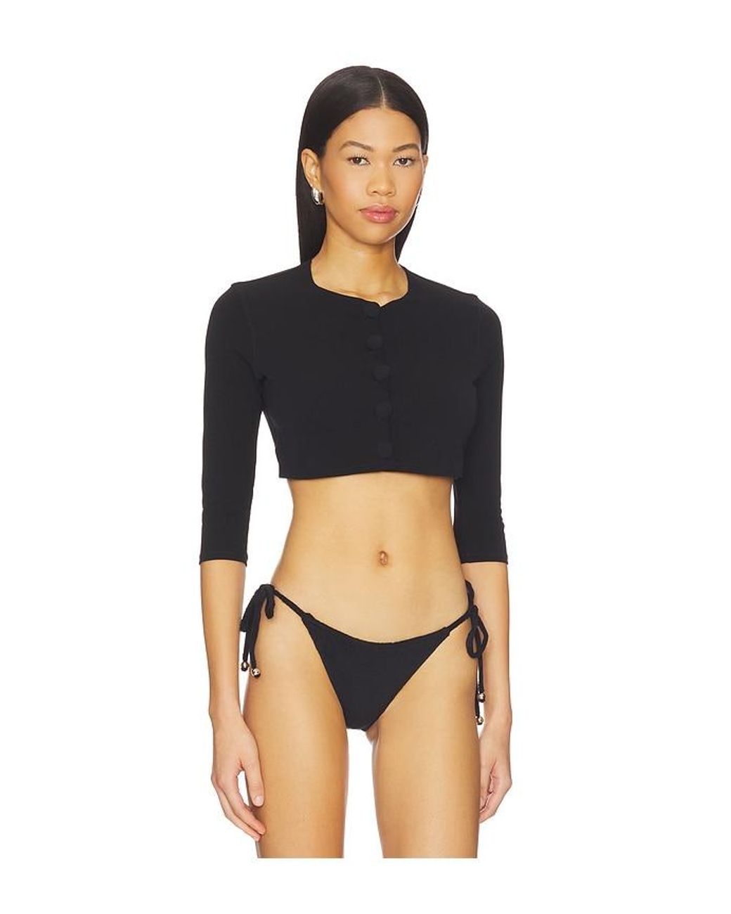 Lisa Marie Fernandez Black Cardigan