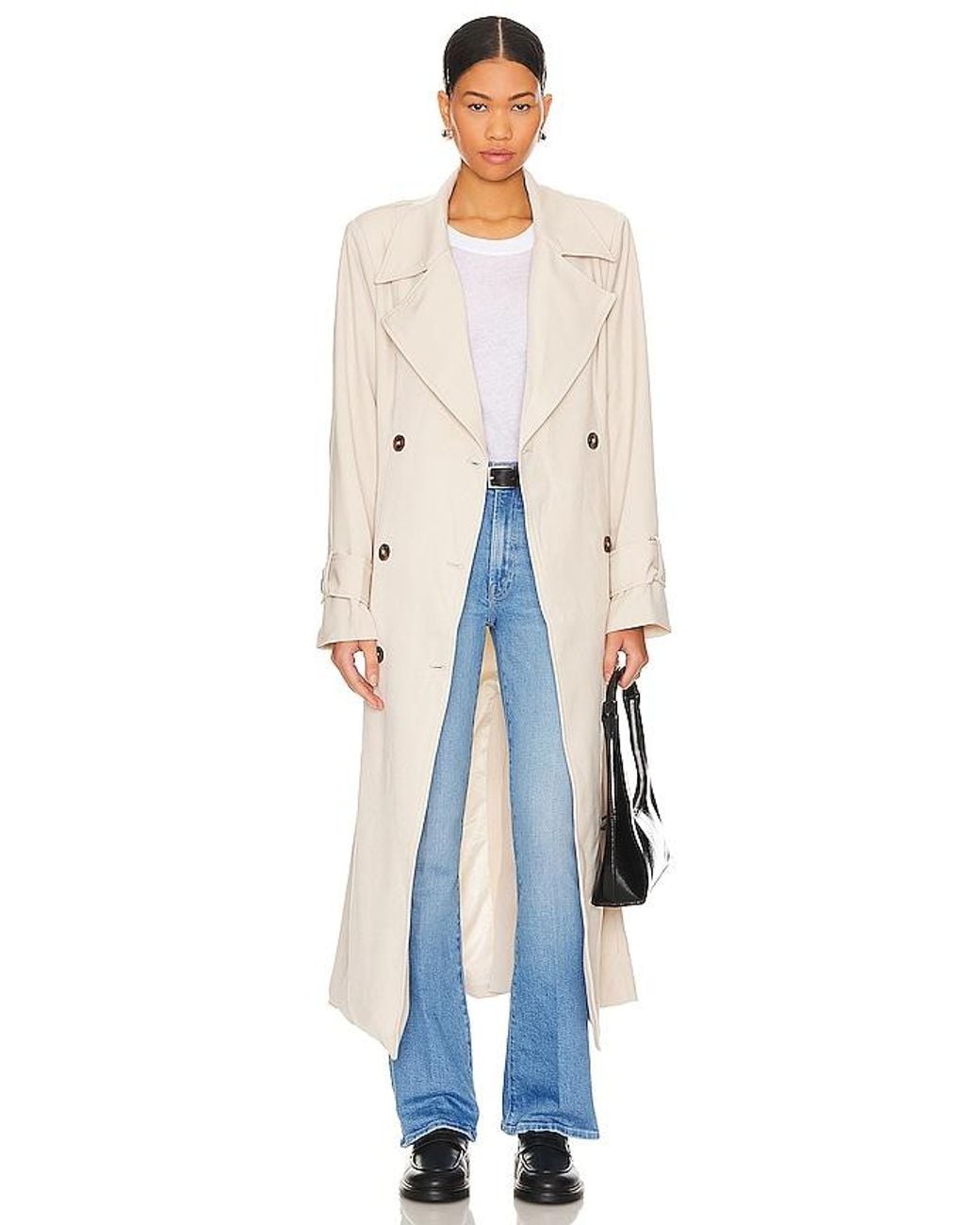 SNDY'S Blue Myka Trench Coat