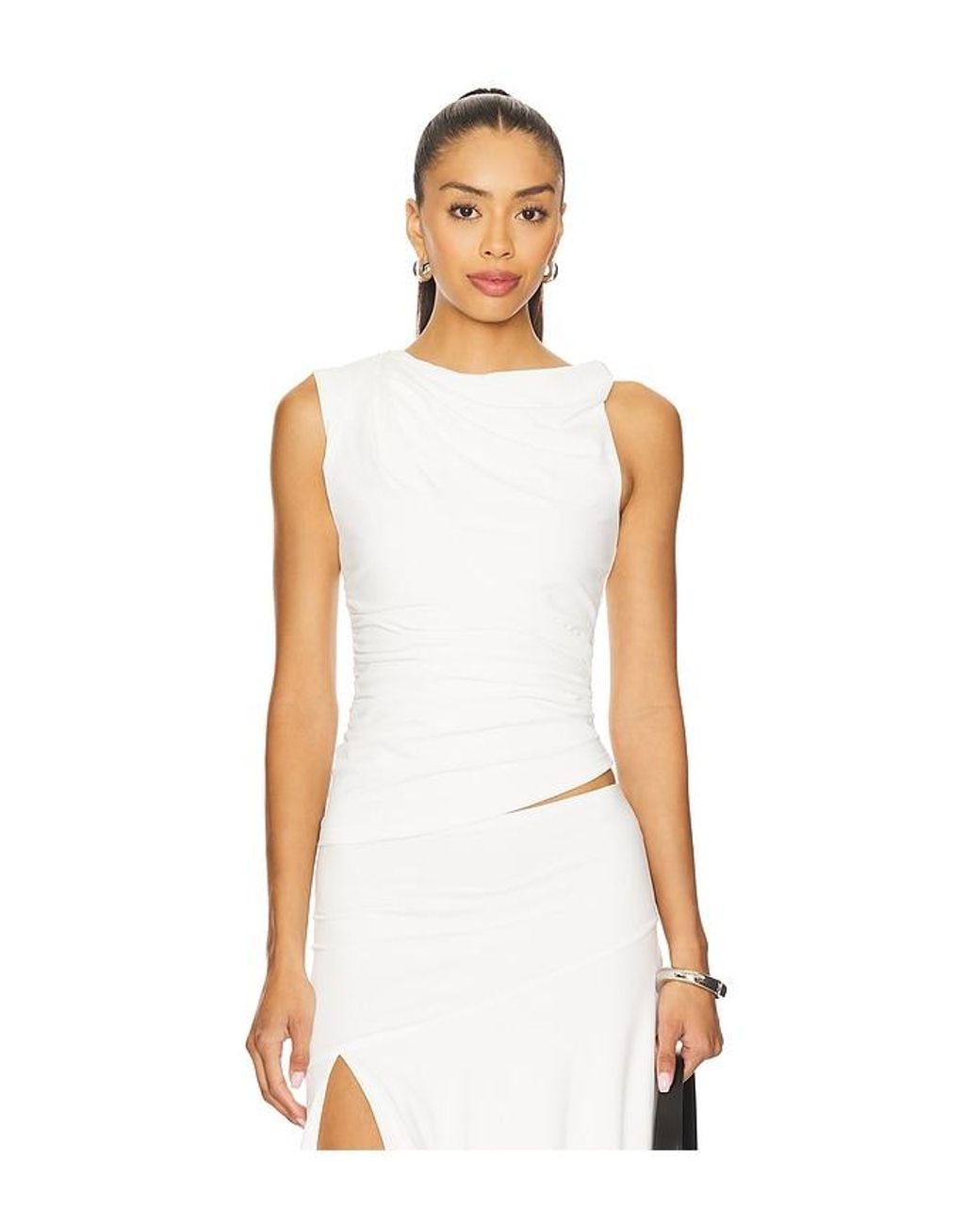 Tinah Top En Color Blanco Talla (También En Xs, Xxs) superdown de color White