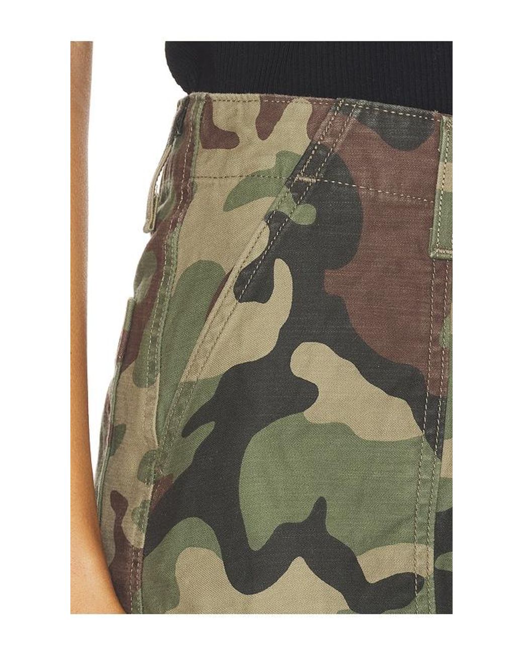 Levi's Green Ribcage Utility Short Zip