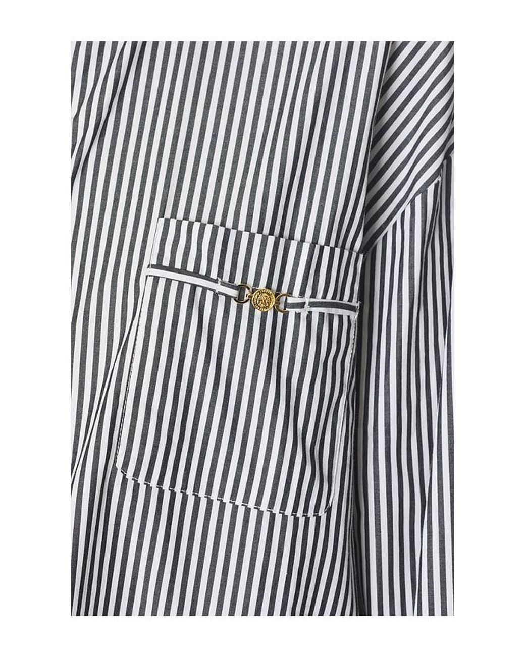 L'Agence Gray Lorena Resort Shirt