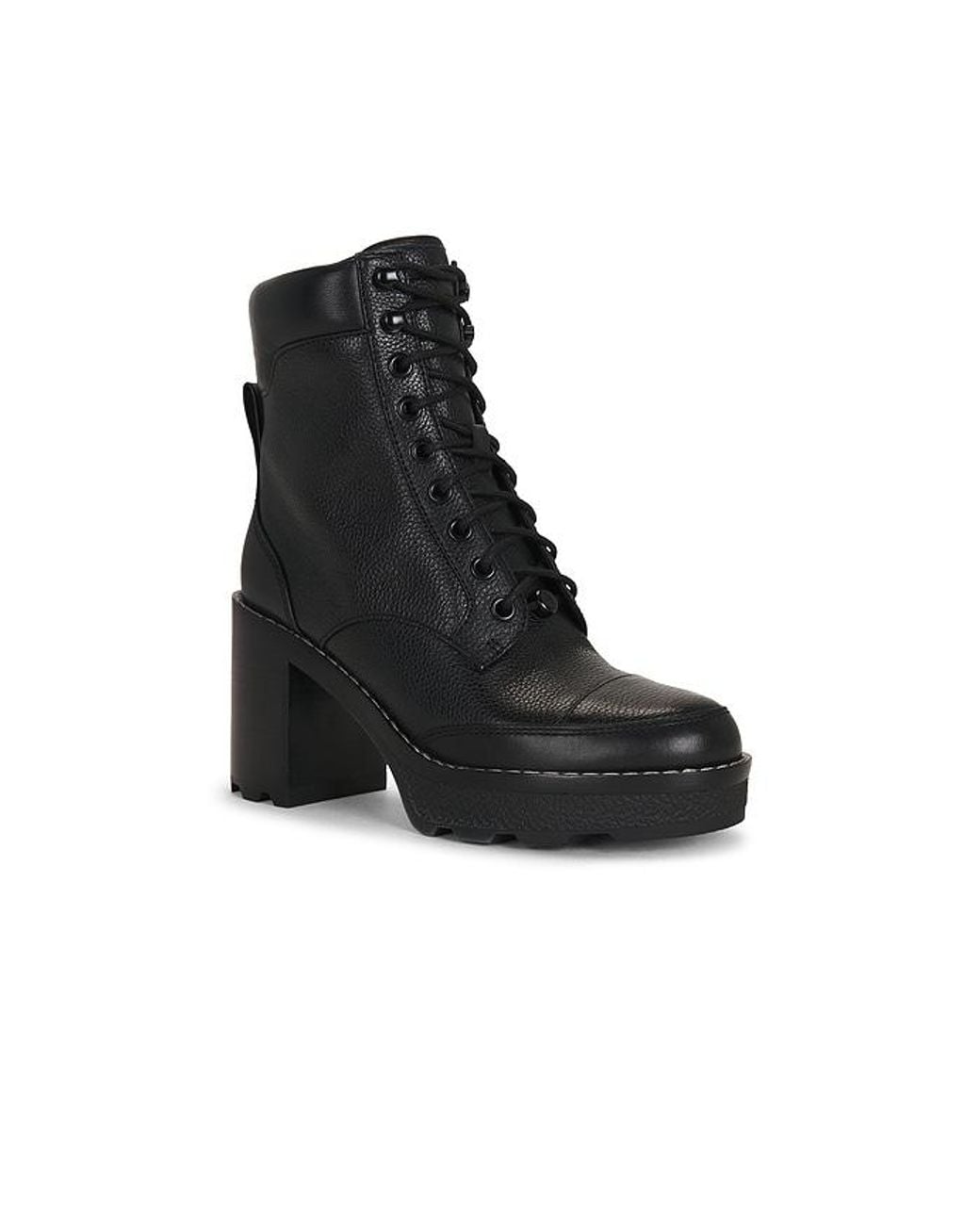 Tory Burch Black Romy Lug Heel Boot