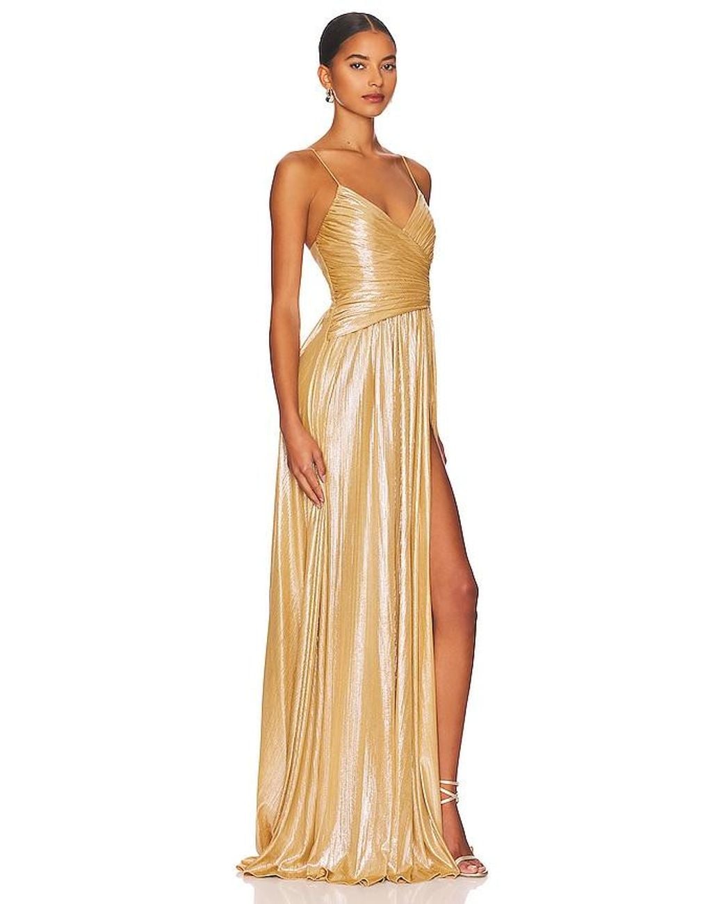 retroféte Metallic Doss Dress