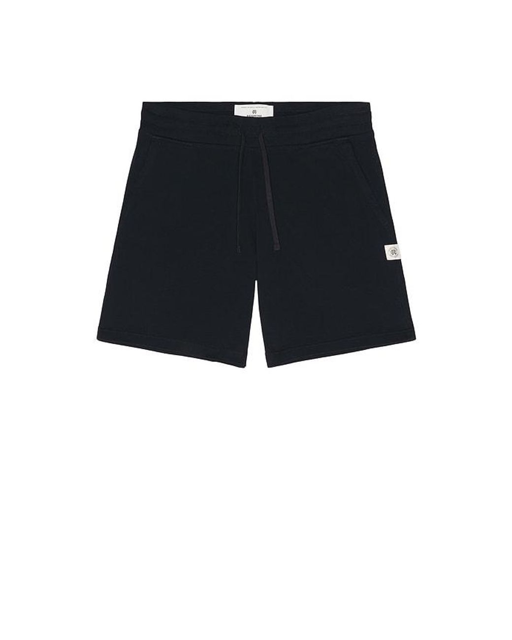 Reigning Champ Blue Heavyweight Jersey Standard Short 7 for men