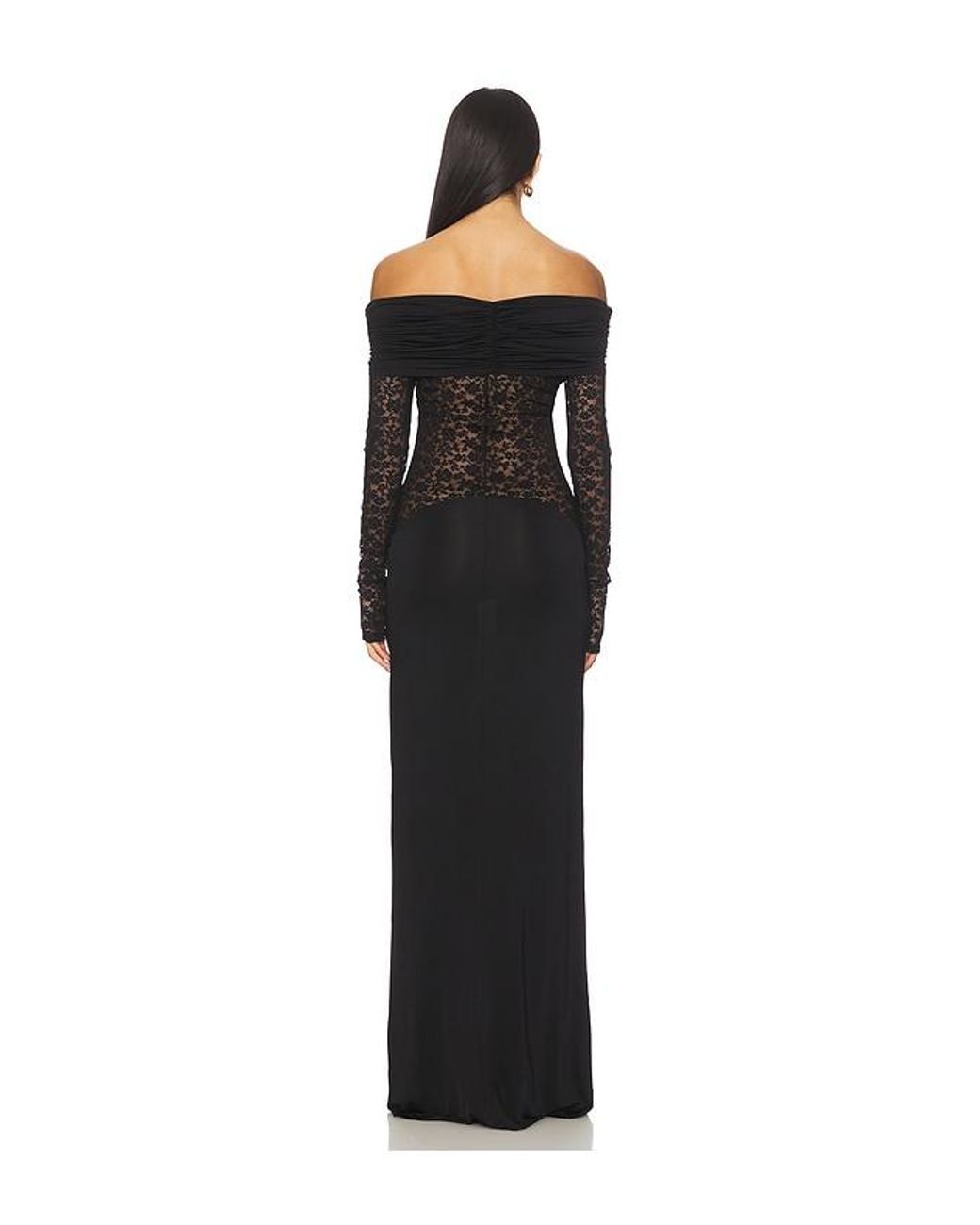 Lovers + Friends Black Heidi Gown