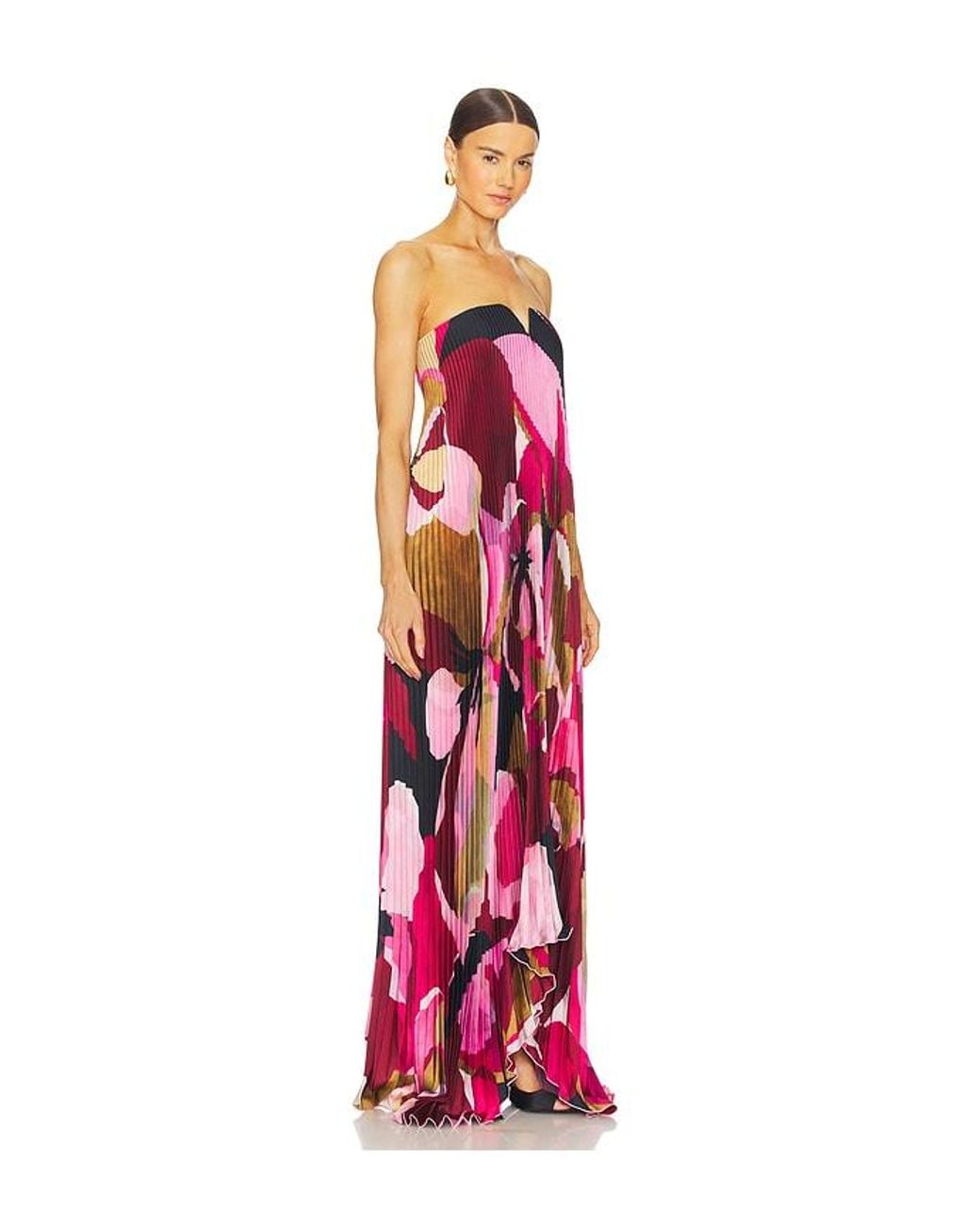 L'idée White X Revolve Tie Gown
