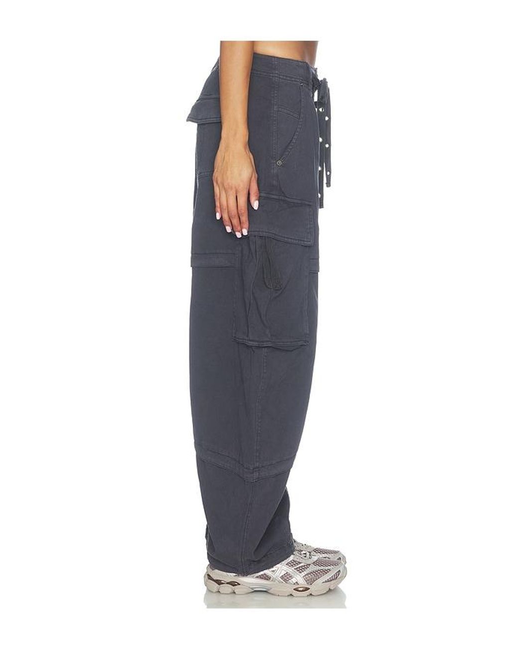 Free People Blue X We The Free Reef Curved Cargo Twill