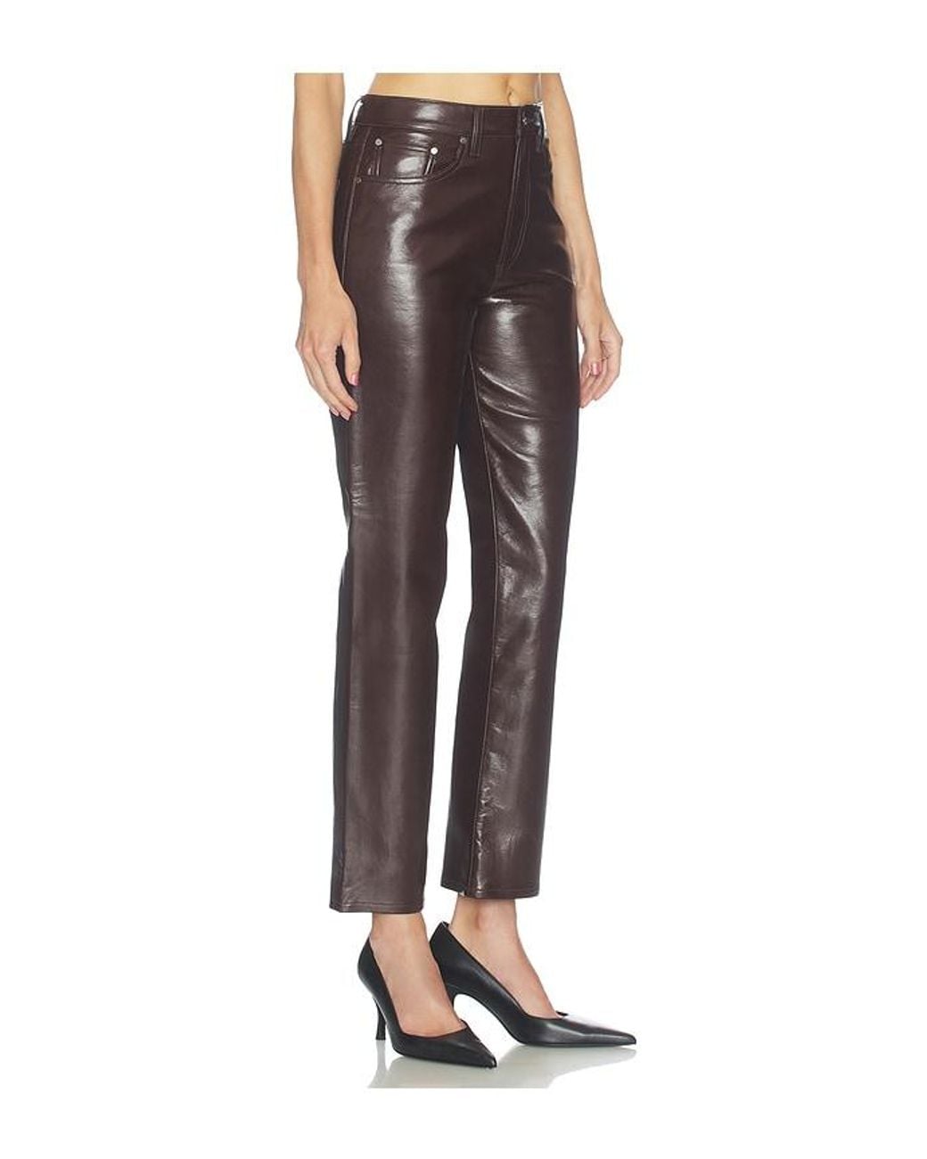 Agolde Black Lana Pant