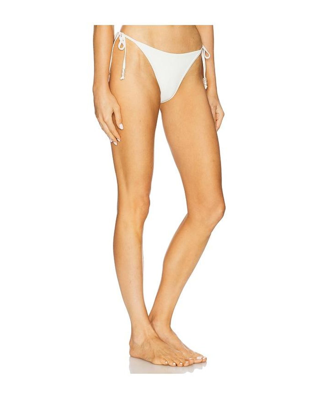 LSPACE White Lucia Bitsy Bikini Bottom