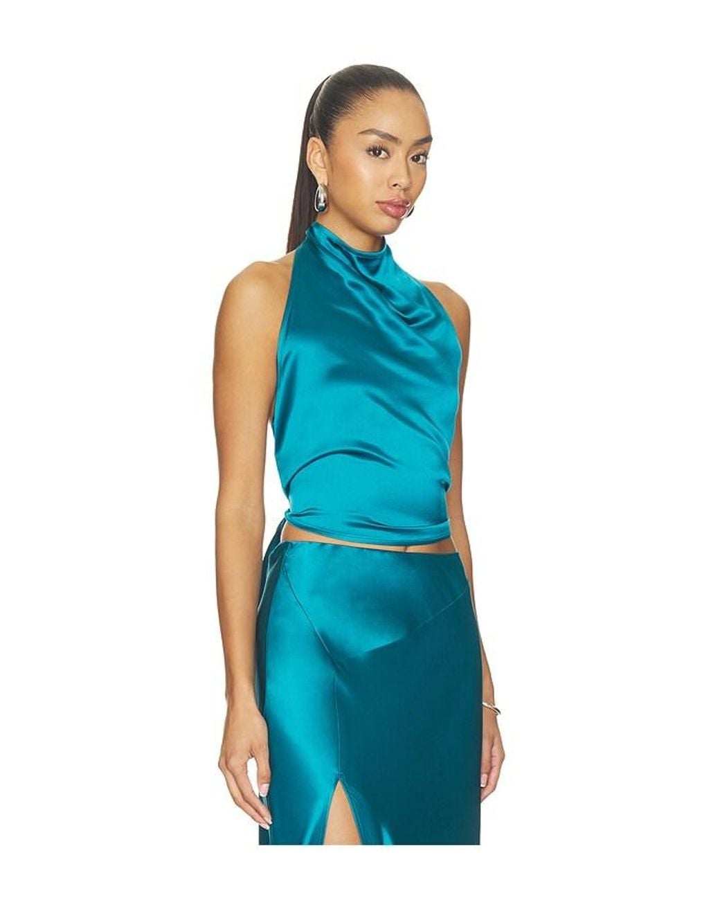 NonChalant Label Blue Itsy Top