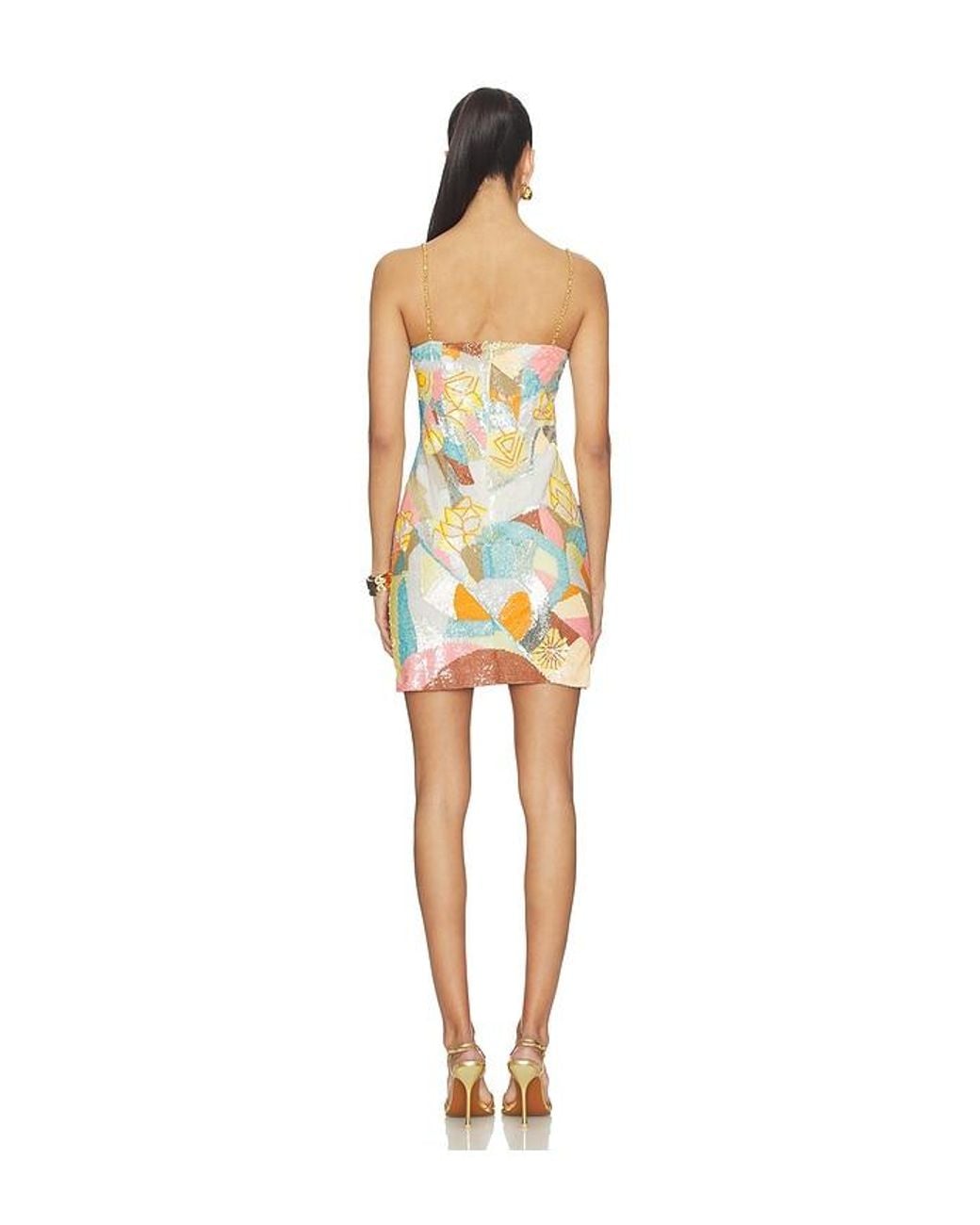 La Fuori Multicolor Mini Dress