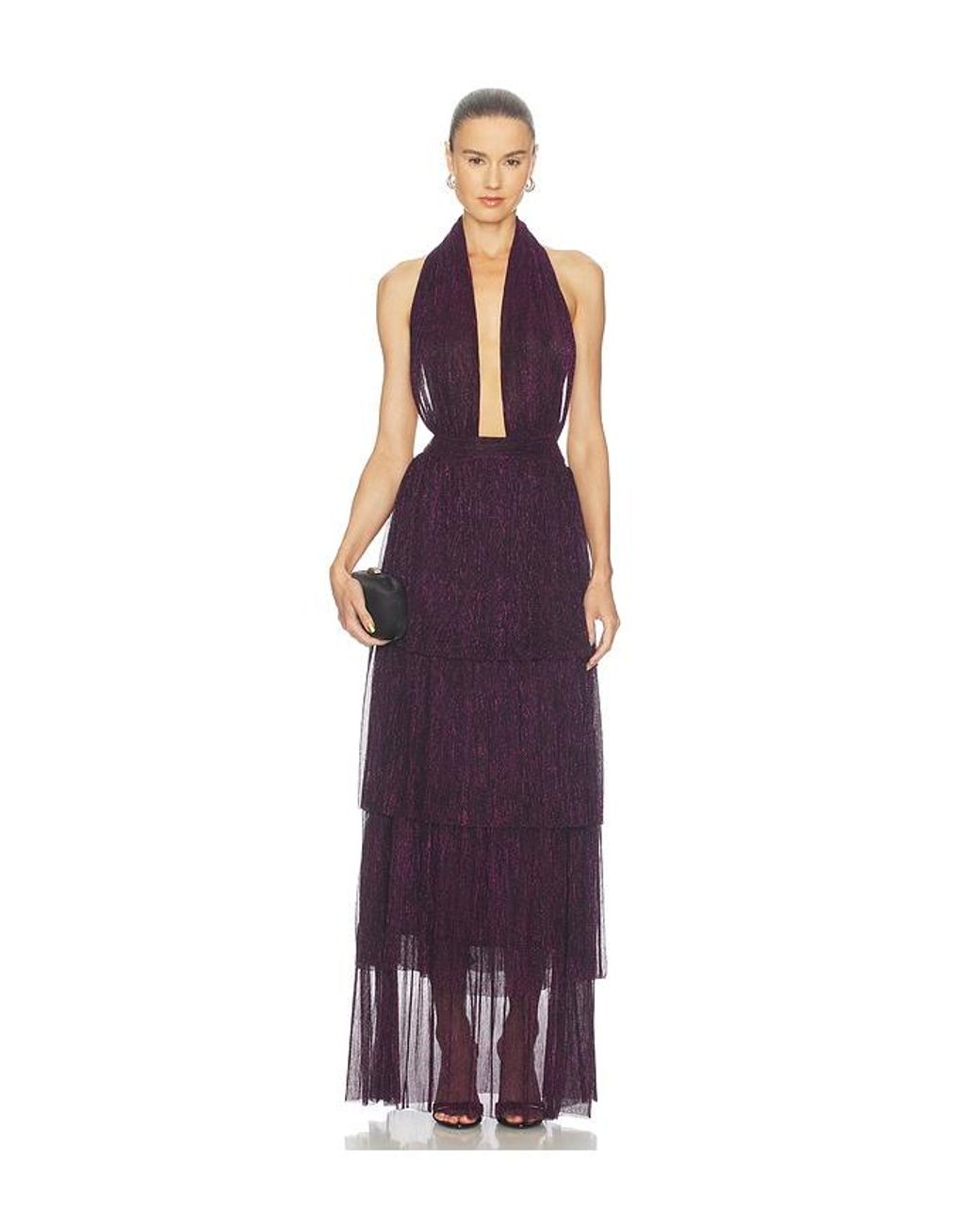 L'idée Purple Nammos Dress