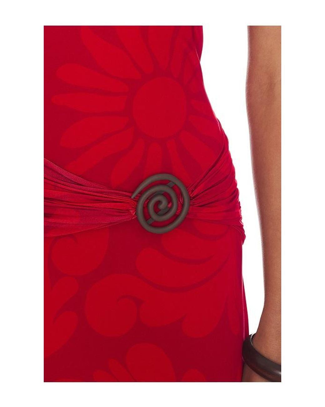 Cala De La Cruz Red Cairo Dress