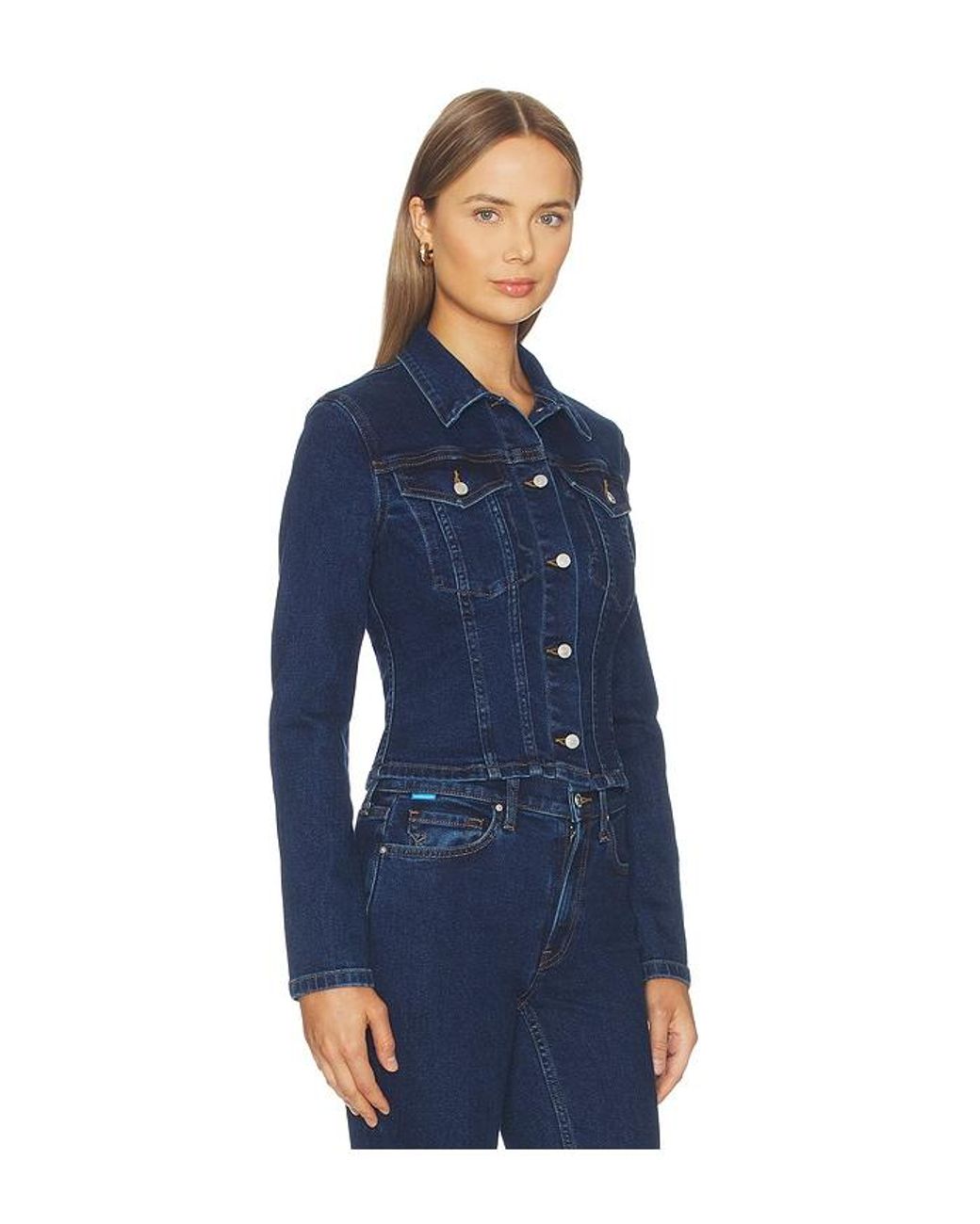 Cotton Citizen Blue The Slim Trucker Jacket